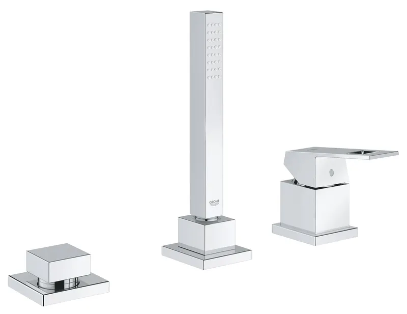 Baterie cada Grohe 19966000, 1 bar, 45 mm, 2 m, 252 mm, 310 mm, 3 orificii instalare, 1 functii para dus, Crom