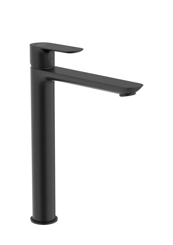 Baterie lavoar Roca A5A346ENB0, Cala, tip comanda monocomanda, marime xl, tip instalare pe blat, negru