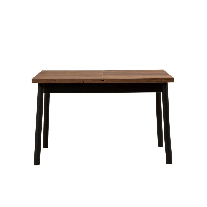 Masa extensibila OLIVER OPEN, negru, 120-153x75x77 cm
