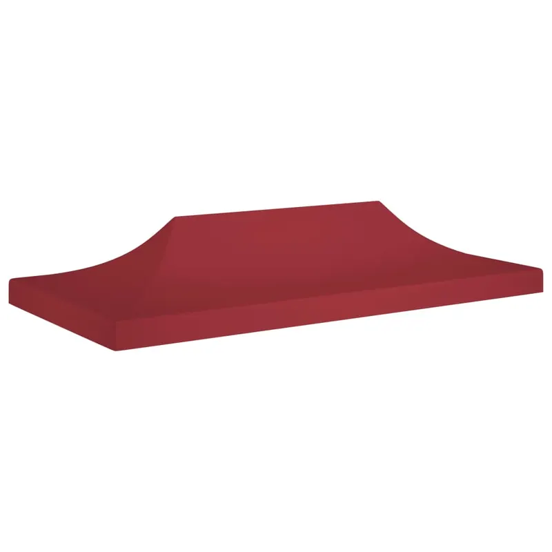 acoperis pentru cort de petrecere, visiniu, 6 x 3 m, 270 g/m2