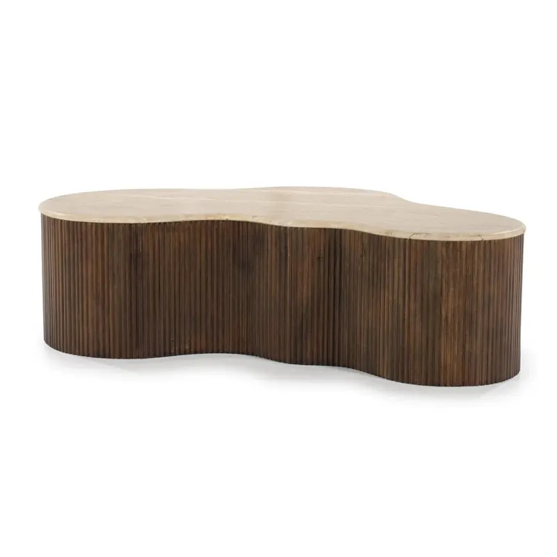 Masuta de cafea GENTA 129 x 84 x 36 CM - Maro