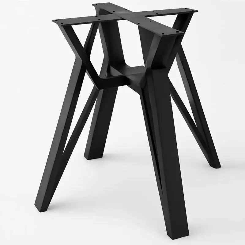 Picior din metal pentru masa Negru, Y0222