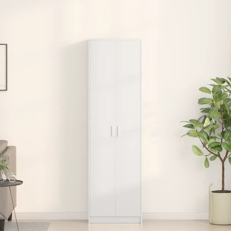 dulap alb 55x25x189 cm lemn engineered