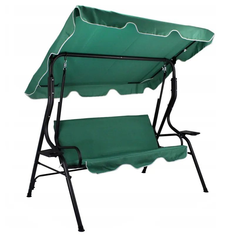 Leagan balansoar gradina Modena, 3 locuri, 220kg, verde