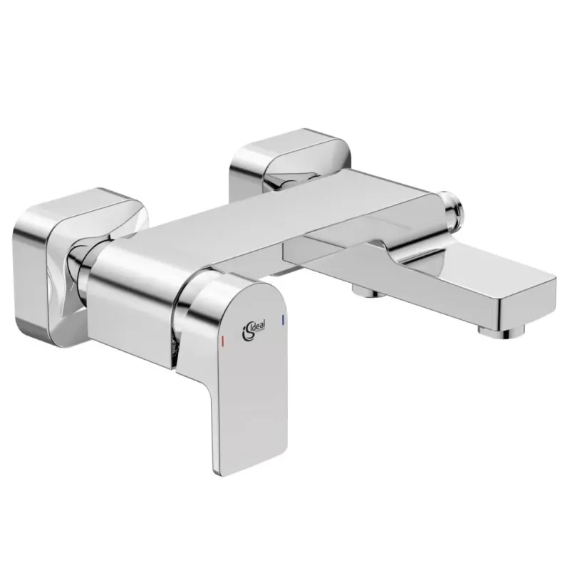 Baterie cada Ideal Standard Edge A7121, 1 2 , aparenta, monocomanda, diverter, cartus ceramic, limitator, crom