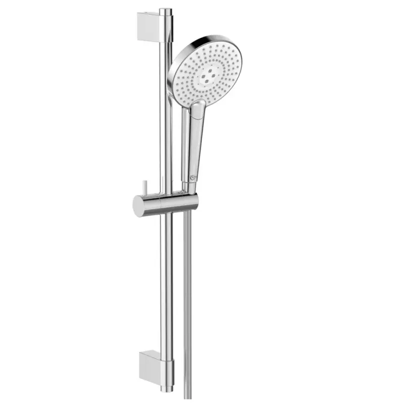 Coloana de dus Ideal Standard EvoJet B1761, universal, aparent, 600 mm, para 125 mm, furtun 1.75 m, 3 functii, culisanta, crom