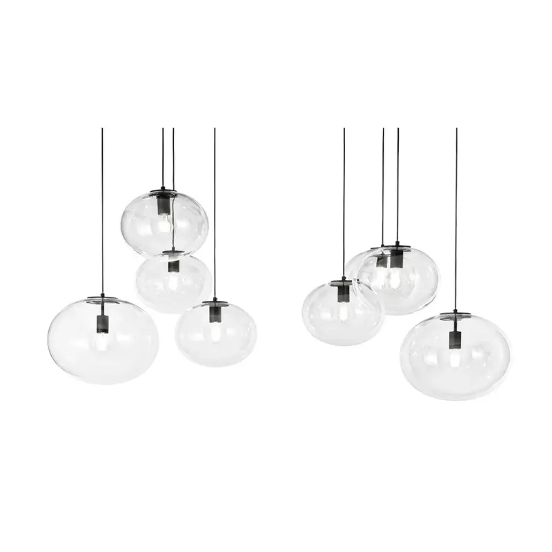 Lampa suspendata GALAXY 8L - Transparent