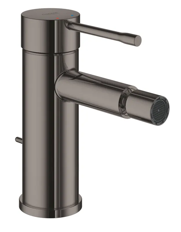 Baterie bideu Grohe 24178A01, Essence, 3 8 , S, aerator, ventil cu tija, lucios, grafit