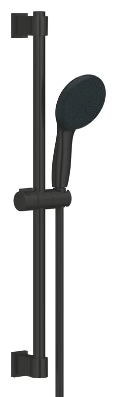 Coloana dus Grohe 1062052431, 1.75 m, 110 mm, 7.4 l min, 600 mm, 2 functii para dus, 1 2 conexiune furtun, Negru