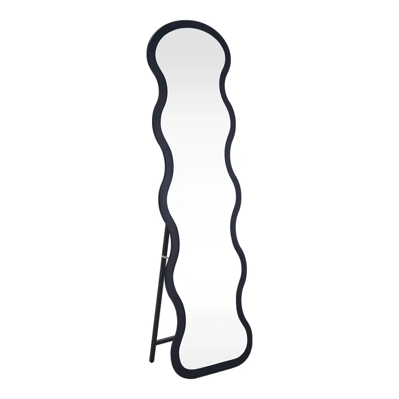 Oglinda decorativa Dural, Negru - Alb, 50x30x160 cm - Negru