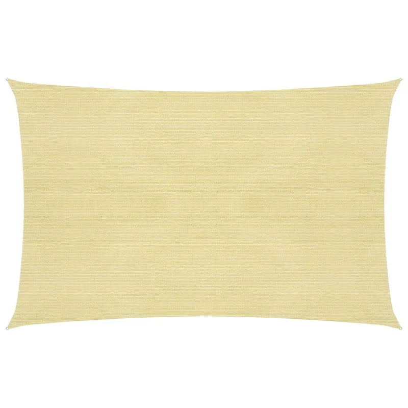 panza parasolar, bej, 2,5x4 m, hdpe, 160 g/m2