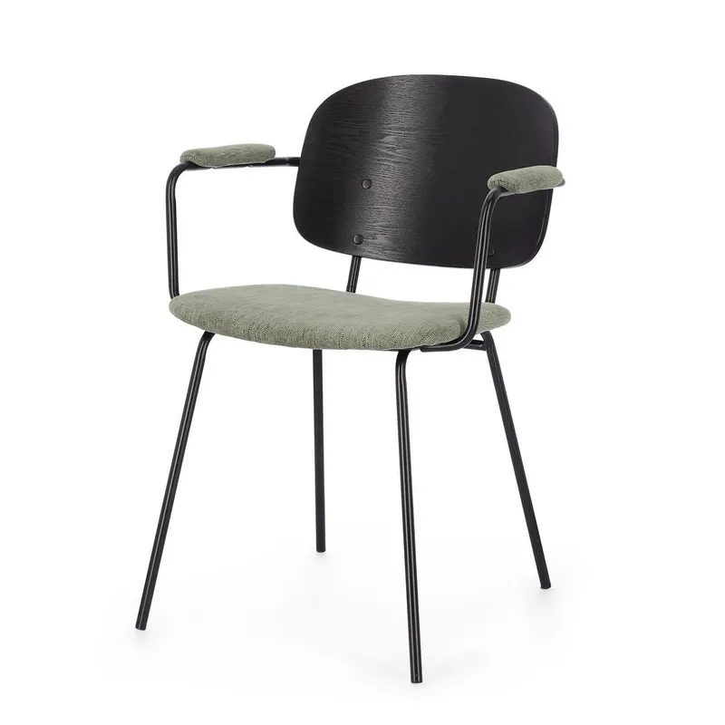 Scaun SIENNA BLACK - Verde