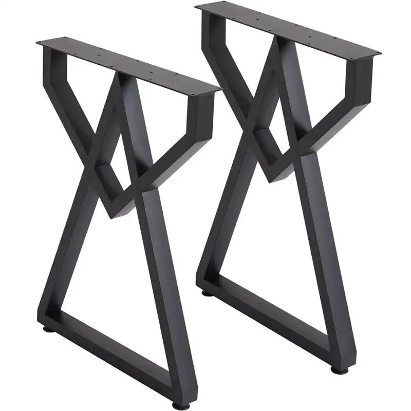 Set picioare masa metal, , Negru,60X72 cm,30683