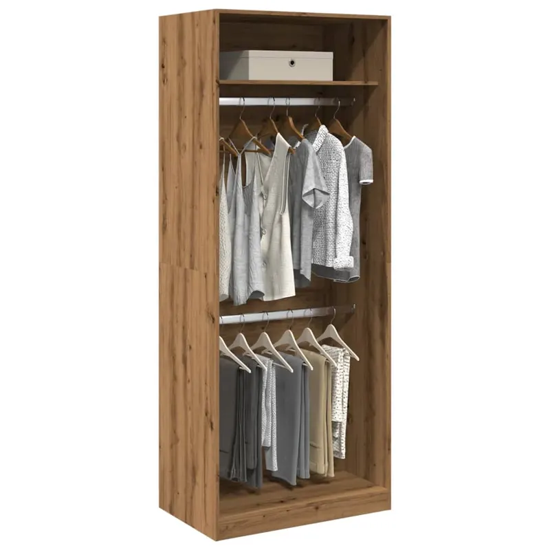 sifonier, stejar artizanal, 80x50x200 cm, lemn prelucrat