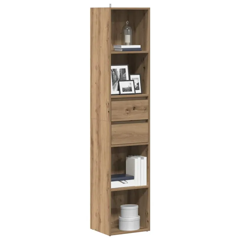 biblioteca, stejar artizanal, 36x30x171 cm, lemn prelucrat
