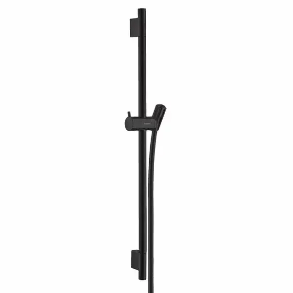 Bara cu furtun de dus Hansgrohe Unica S Puro 65 cm negru mat