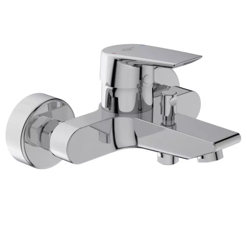 Baterie cada Ideal Standard Tesi A6583, 1 2 , aparenta, monocomanda, diverter, cartus ceramic, limitator, crom