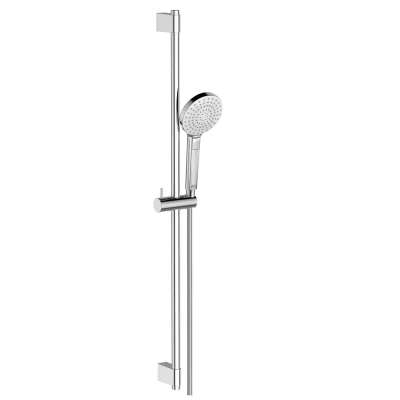 Coloana de dus Ideal Standard IdealRain Evo B2237, universala, 110 mm, 900 mm, 3 functii, furtun 1.75 m, pivotanta, crom