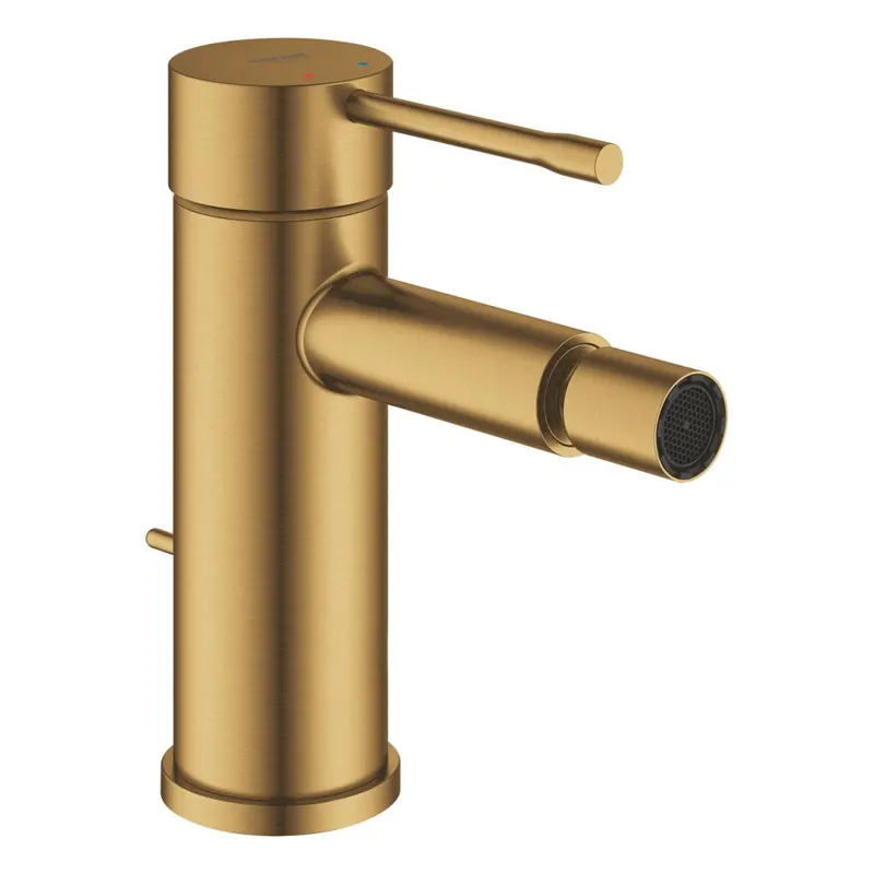 Baterie bideu Grohe Essence, marimea S, ventil inclus, auriu periat Cool Sunrise