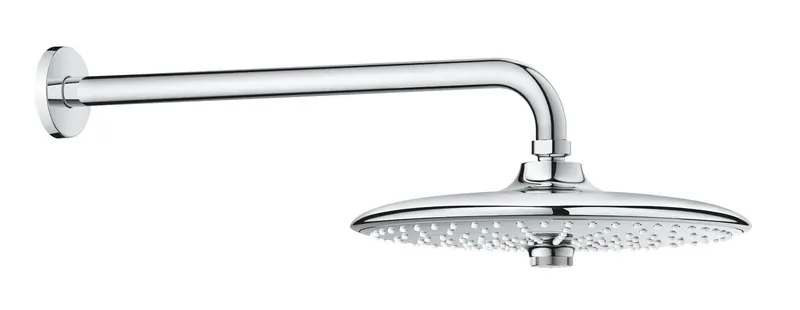 Dus fix Grohe 26458000, 260 mm, 1 bar, 380 mm, 3 pulverizari, 1 2 conexiune instalare, pivotant, Crom