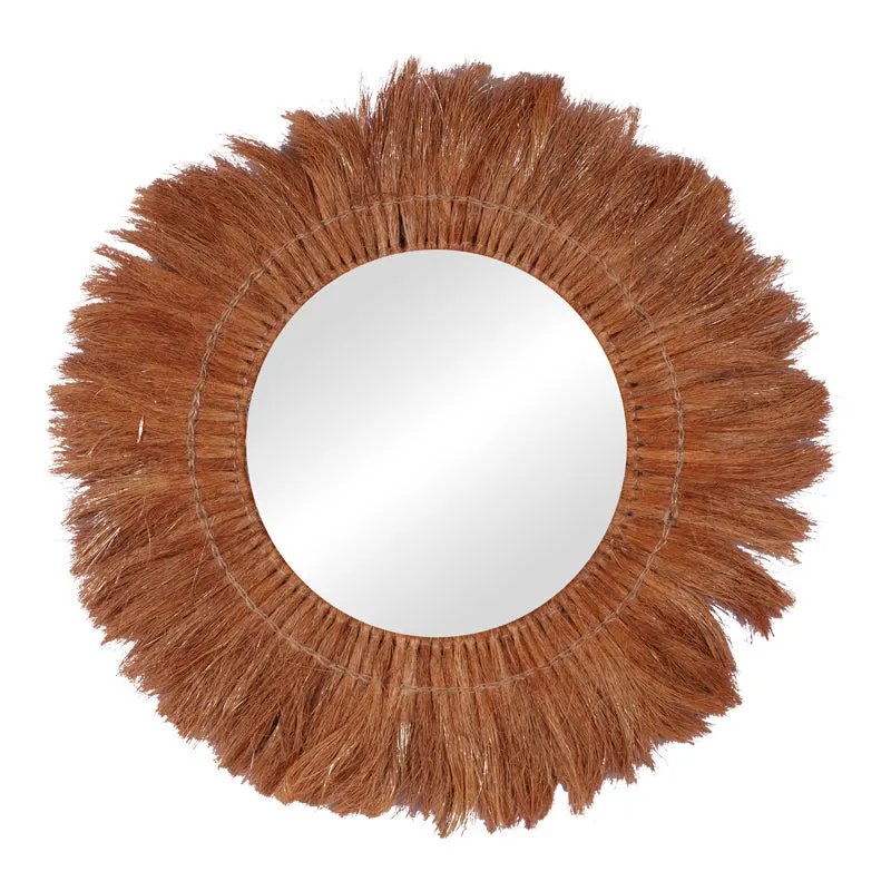 Oglinda Seire Boho, Natural, 50x50 cm - Natur