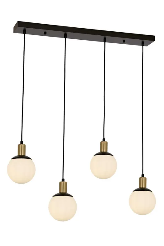 Lustra Hunt Chandelier 1838-4, Negru - Negru