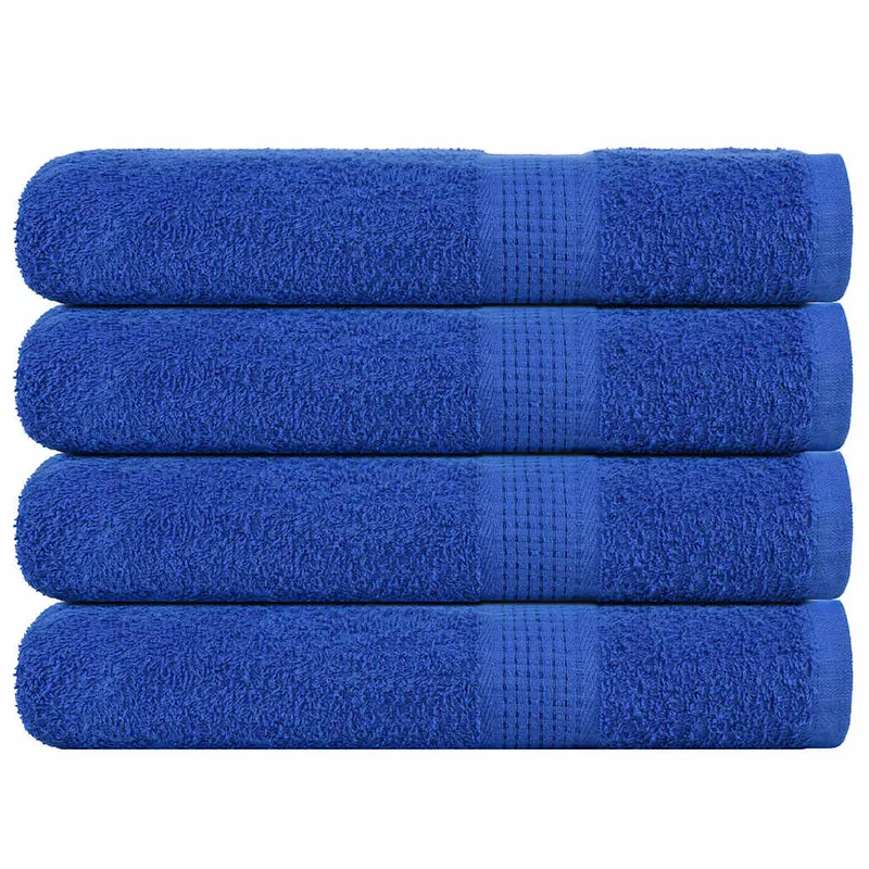 prosoape pentru sauna 4 buc albastru 360 g/m2 100% bumbac