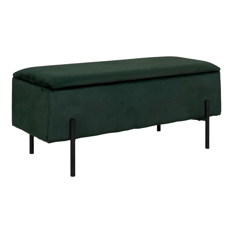 Bancuta WARISTO VELVET 95 x 36 CM - Verde