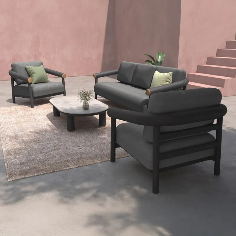 Set pentru exterior EUTOPIA - Gri inchis