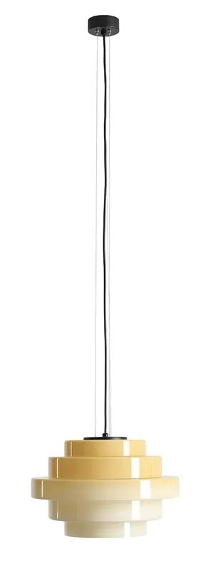 Lampa suspendata LINNEA - Nucă / Ø22 cm