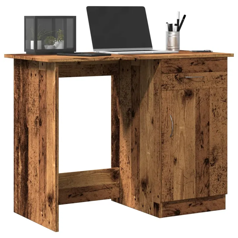 birou, lemn vechi, 100x50x76 cm, lemn prelucrat
