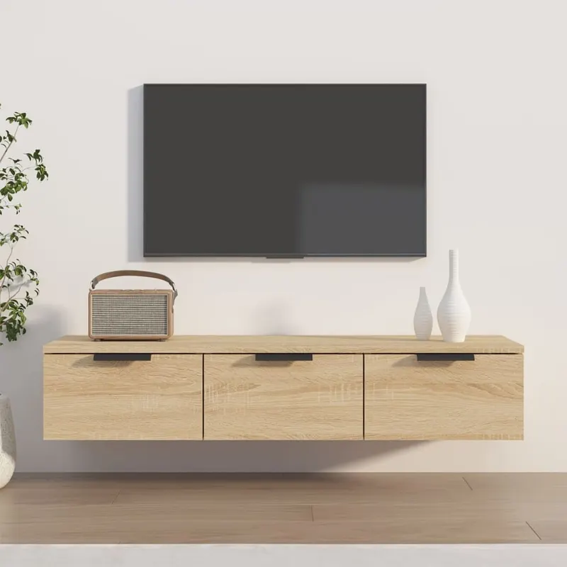 dulap de perete, stejar sonoma, 102x30x20 cm, lemn compozit