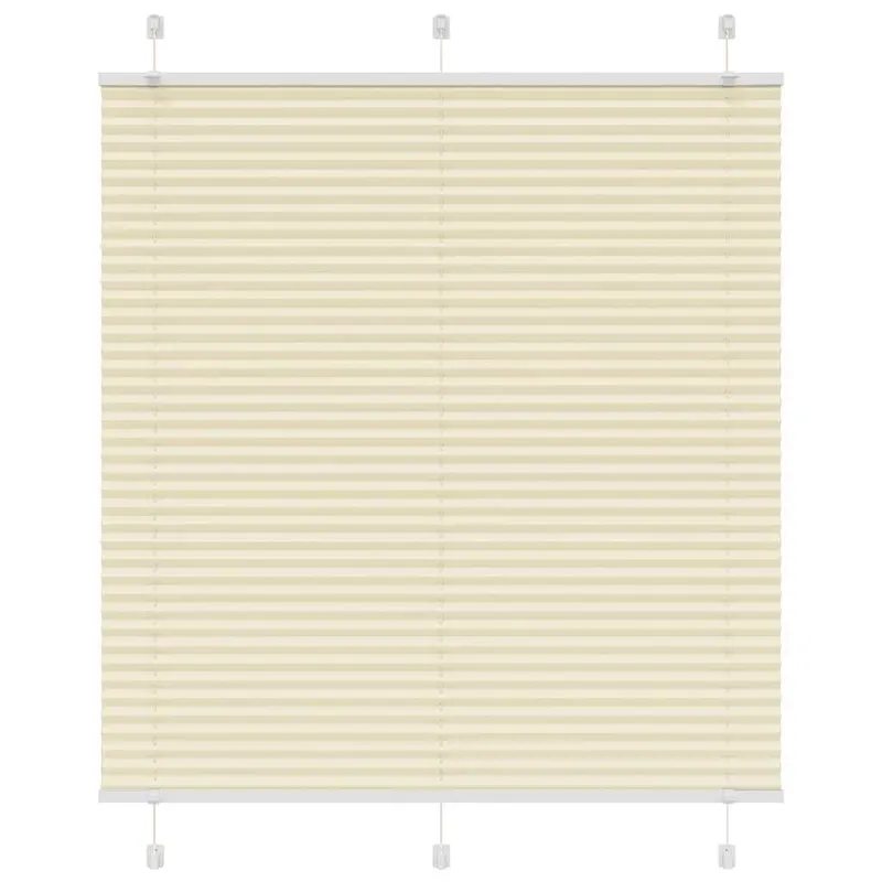 Jaluza plisata crem 115x150 cm latime tesatura 114,4 cm
