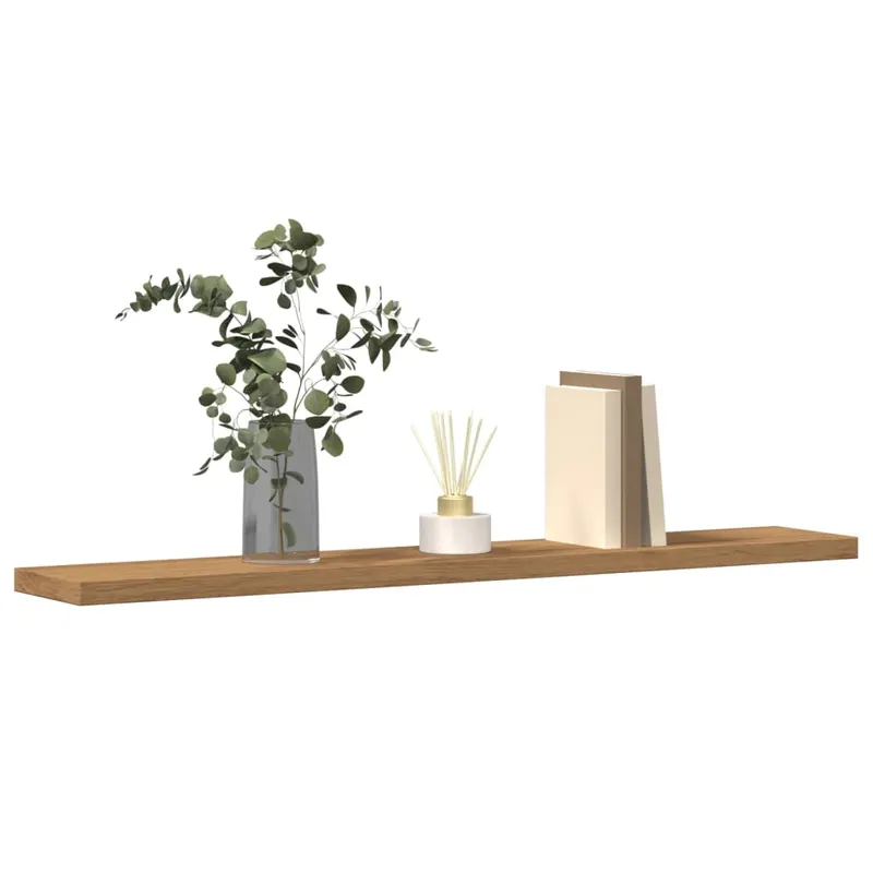 placi biblioteca, 4 buc., stejar artizanal, 60x10x1,5 cm, lemn