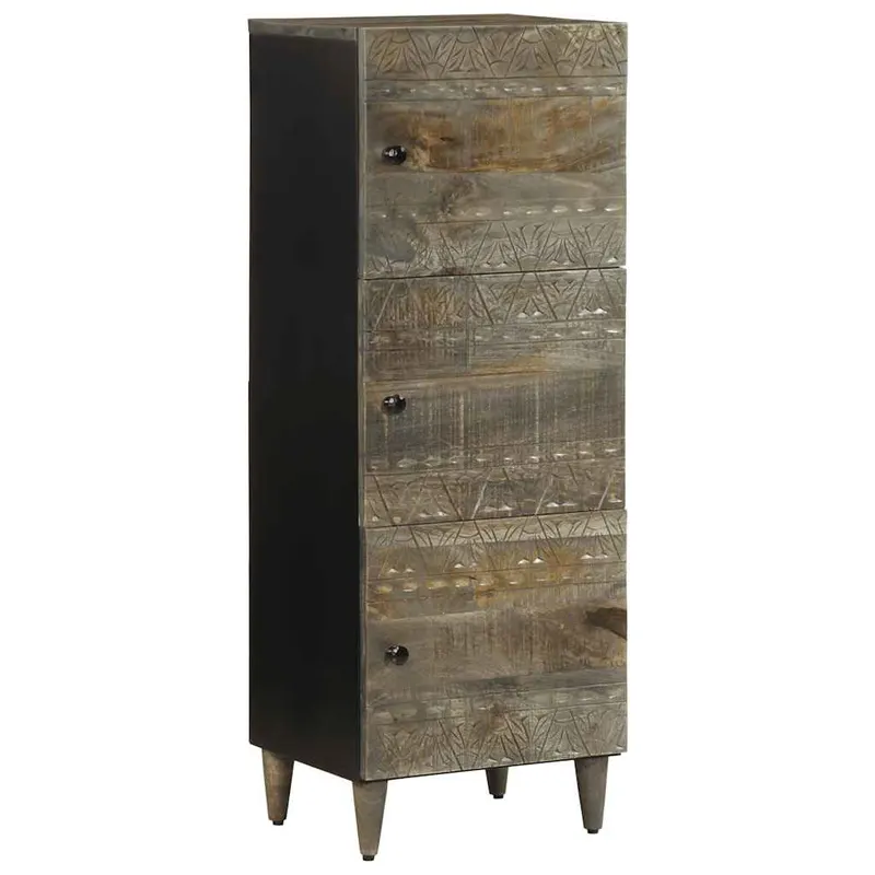 dulap inalt, 40x33x110 cm, lemn masiv de mango