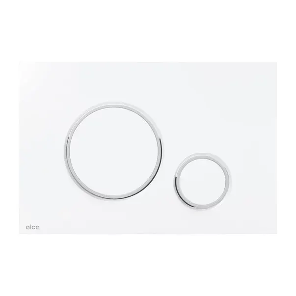 Clapeta de actionare Alca Thin M776 alb - crom