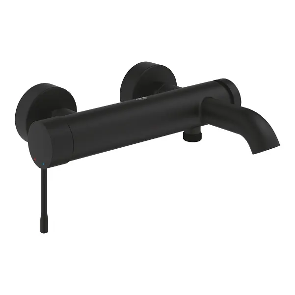 Baterie cada negru mat Phantom Black, Grohe Essence
