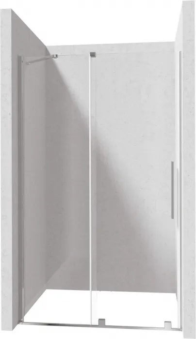 Profil pentru usa cabina de dus, incastrata, crom, 195 cm, Sistem Prizma