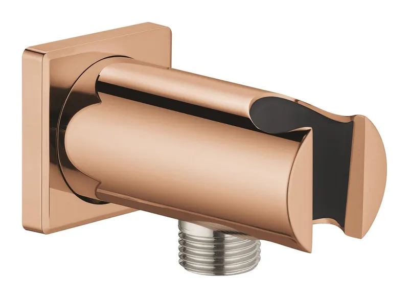 Cot iesire dus Grohe 26659DA0, Rainshower SoftSquare, 1 2 x 1 2 , suport para, lucios, cupru