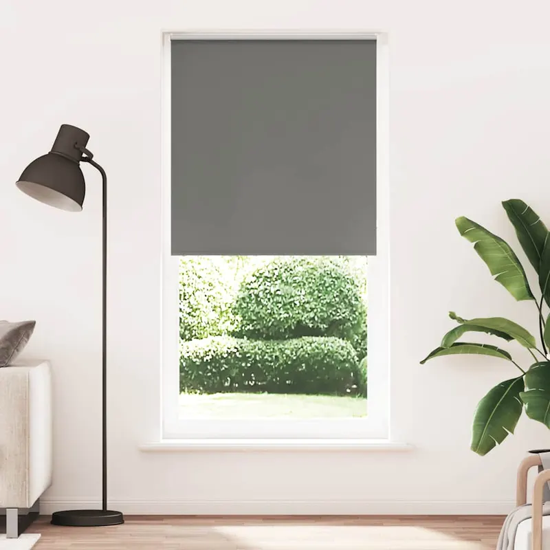 jaluza cu role opace gri 115x230 cm latime material 110,7 cm