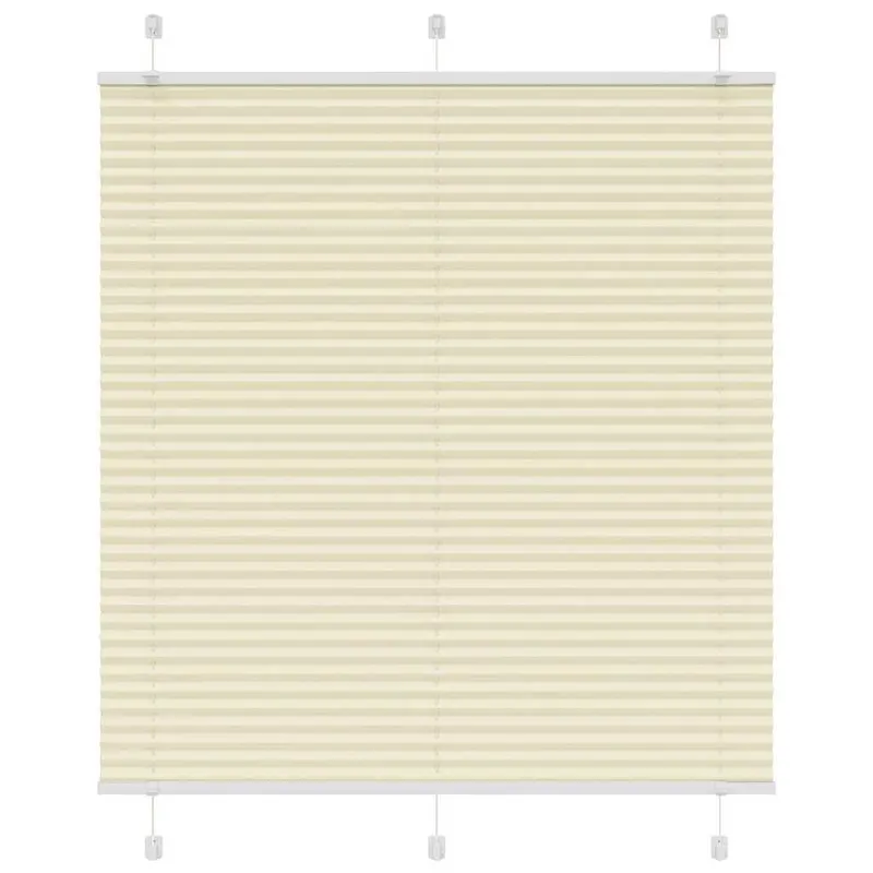jaluza plisata crem 115x100 cm latime tesatura 114,4 cm