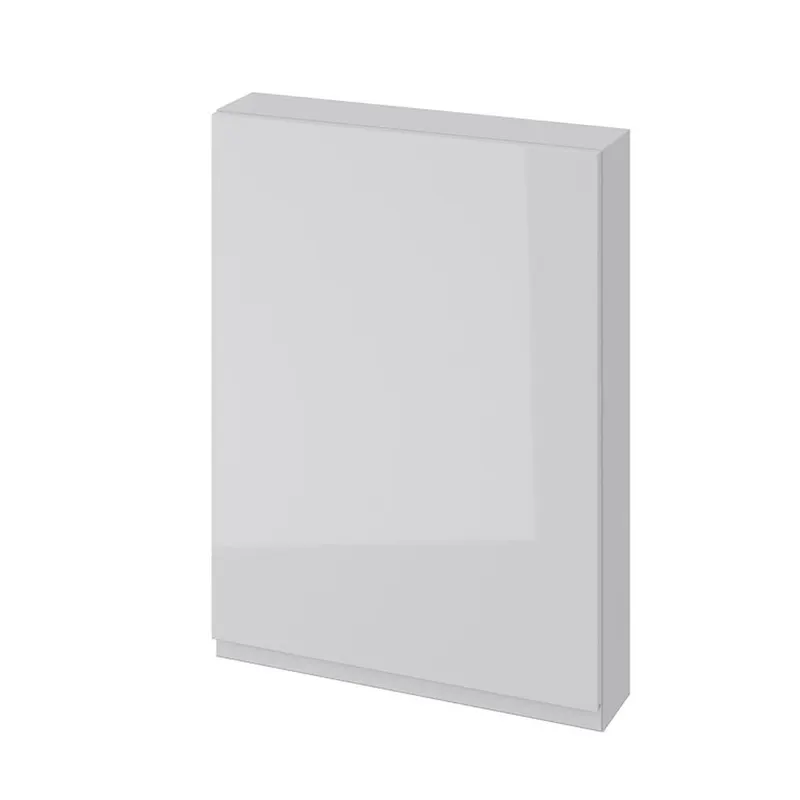 Dulap baie suspendat Cersanit Moduo, o usa, 60 cm, gri, montat
