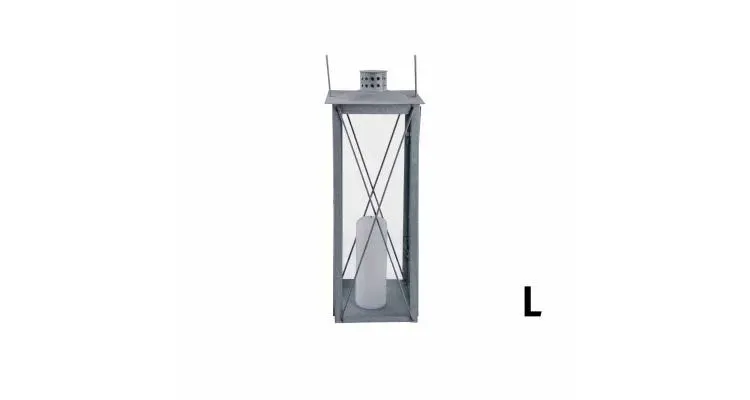 Lampa zincata antichizata 50cm