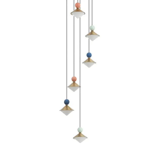 Lampa suspendata NOREN ROUND - Gold