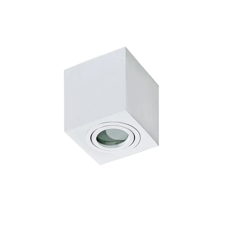Spot aplicat GARAVAN SQUARE IP44 - Alb