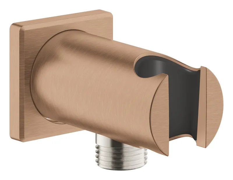 Cot iesire dus Grohe 26659DL0, Rainshower SoftSquare, 1 2 x 1 2 , suport para, mat, cupru