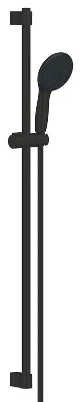 Coloana dus Grohe 261632433, 1.75 m, 110 mm, 900 mm, 2 functii para dus, 1 2 conexiune furtun, Negru