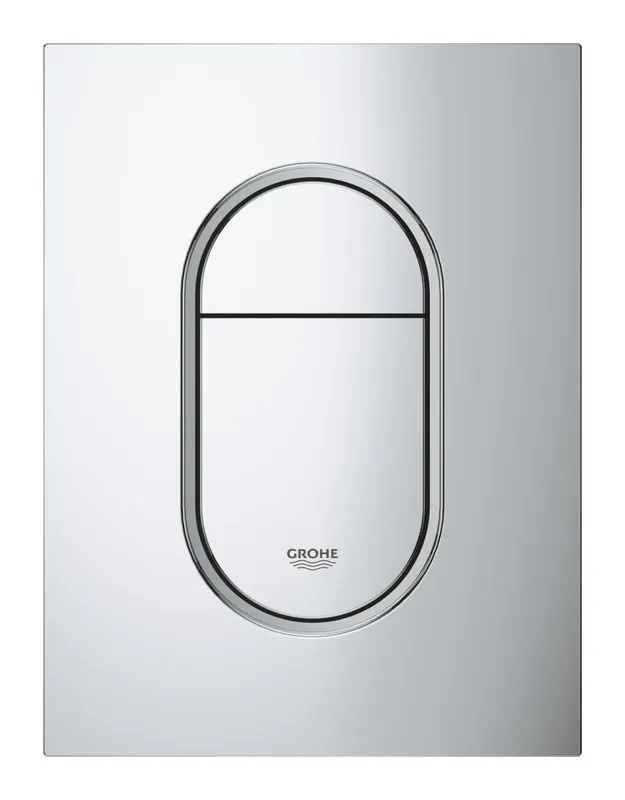 Clapeta actionare Grohe 37624000, Arena, pentru toaleta, tip instalare verticala, pentru tip rezervor incastrat, crom