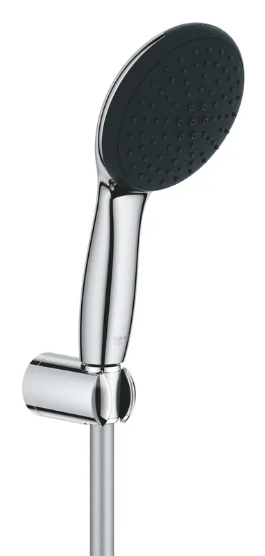 Set para de dus Grohe 27950001, Para dus Vitalio 110, diametru 110 mm, 2 functii, montaj universal, crom