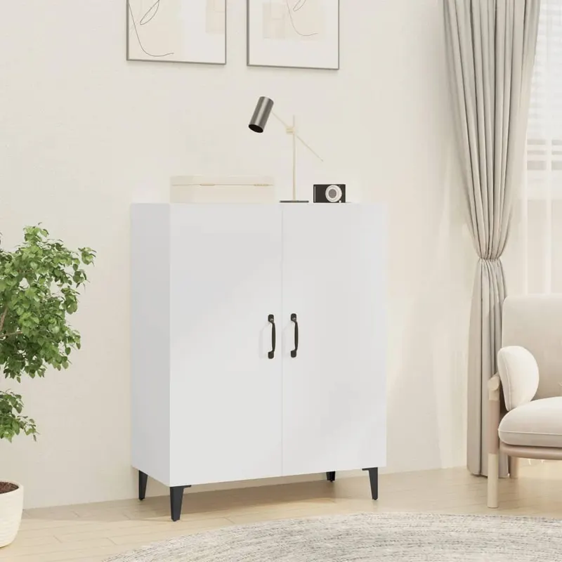servanta, alb, 70x34x90 cm, lemn prelucrat
